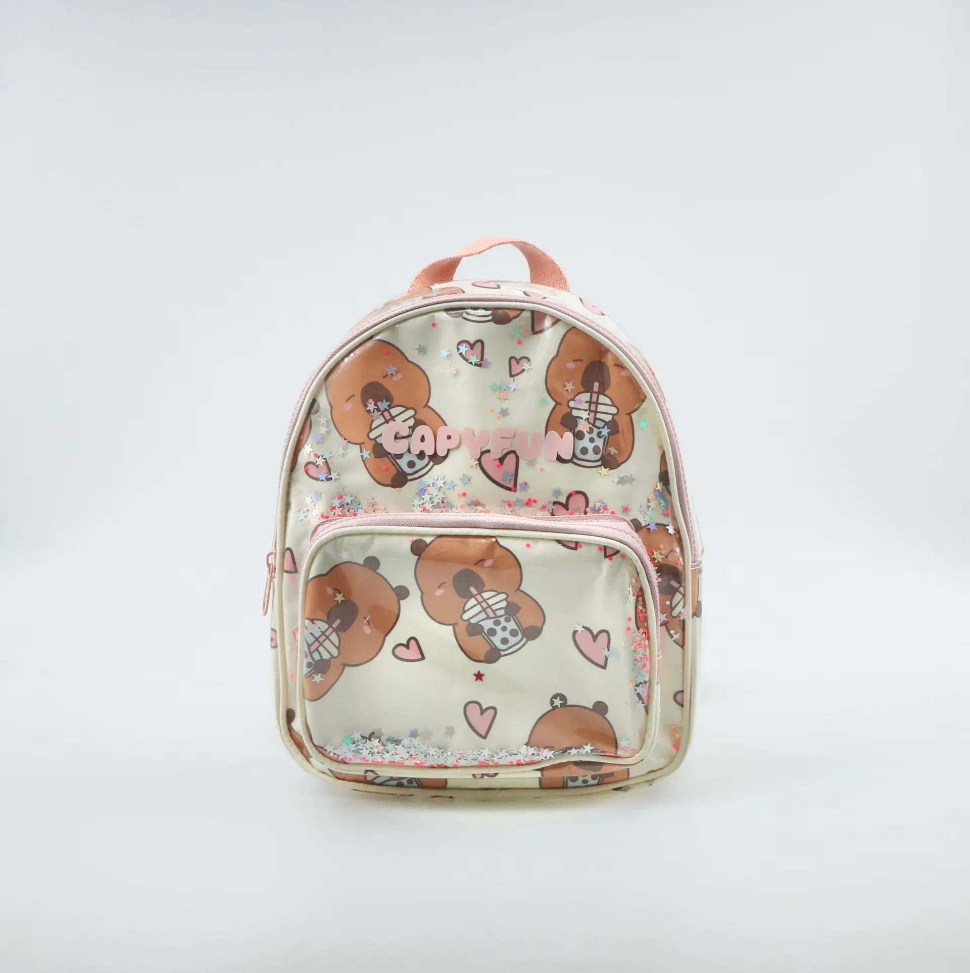 

Детский рюкзак 2026 с милым мультяшным принтом, легкий, с блестками, в виде медведя, для детей, аксессуары для детей, детская сумка