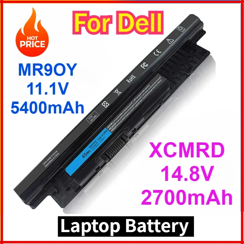 

40Wh XCMRD 65WH MR90Y Laptop Battery for Dell Inspiron 3421 3437 3442 3443 3521 3721 3737 5421 5437 5537 3537 5521 5721 5737