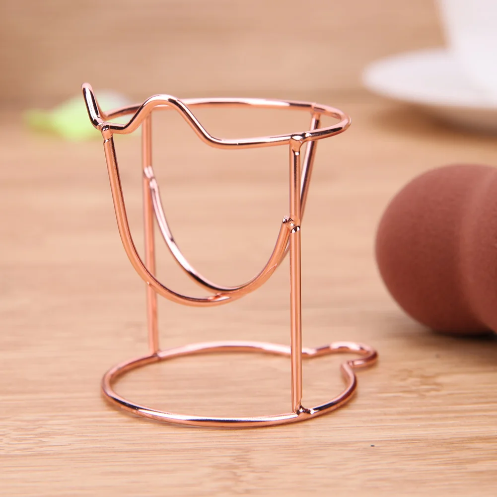 Podstawka na gąbeczkę do makijażu w kształcie kropli wody, uchwyt do suszenia gąbeczek do makijażu, wzór kotka