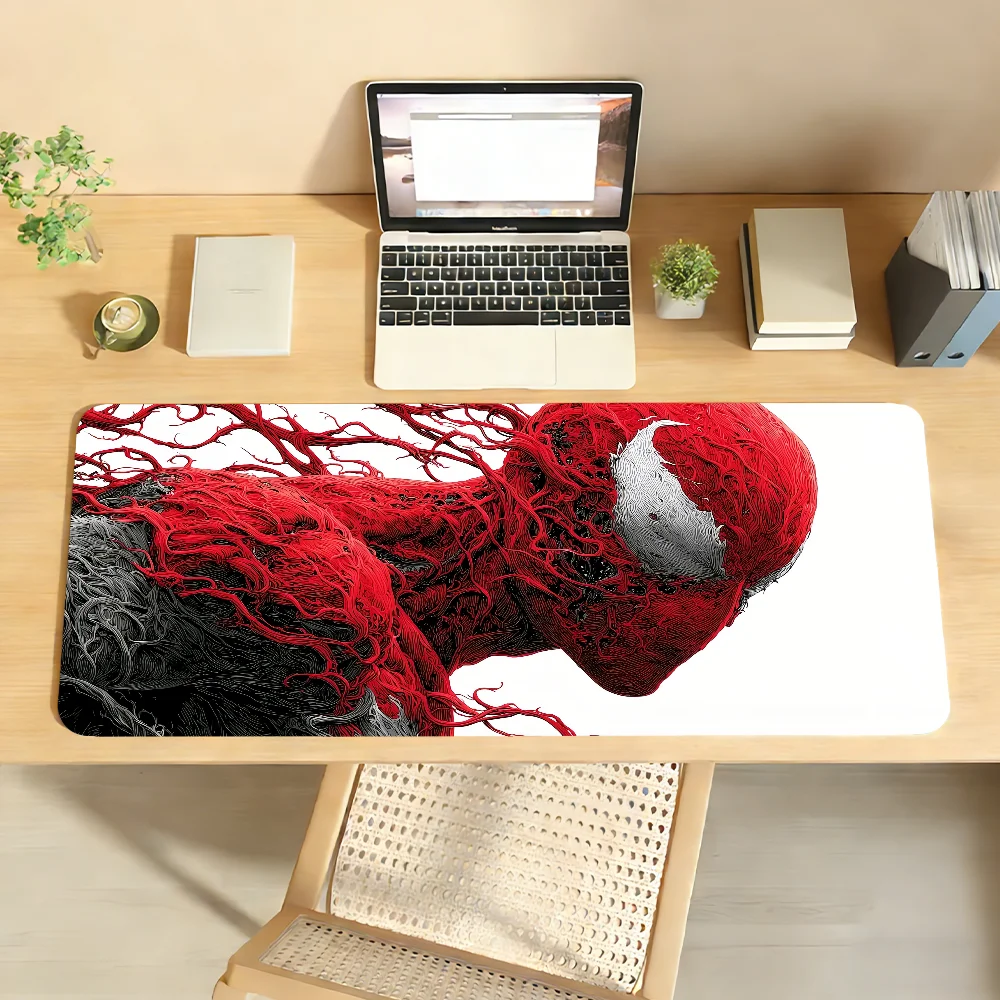 

Коврик для мыши с изображением аниме-персонажа Человека-паука, резиновый, нескользящий, для компьютера и ноутбука, для геймеров, декоративный коврик для стола