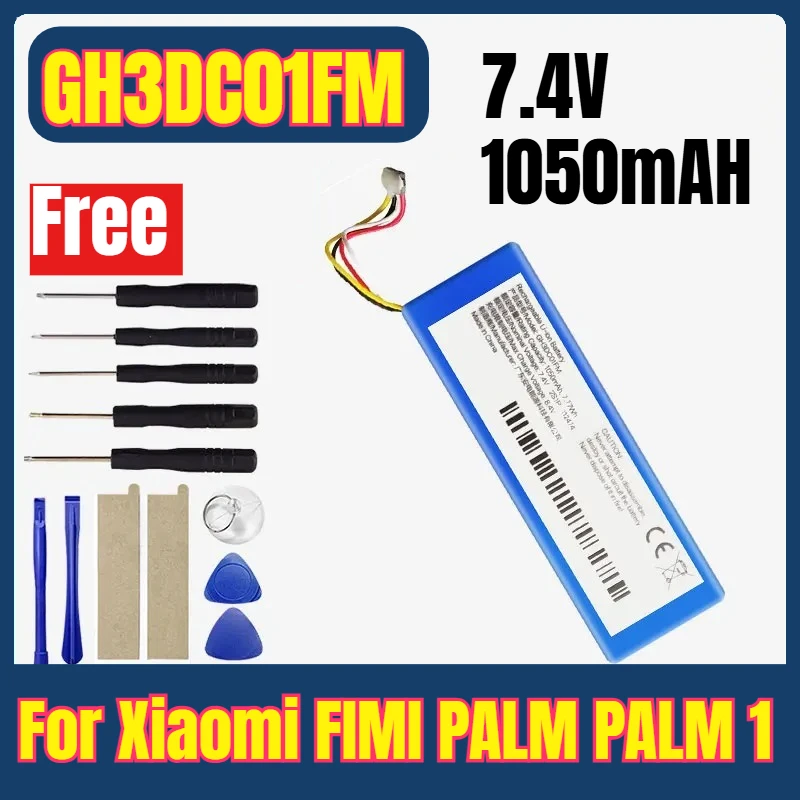 

GH3DC01FM 7.4V 1050mAh Camera Batteries for Xiaomi FIMI PALM PALM 1 Pocket Gimbal Camera + Free Tools