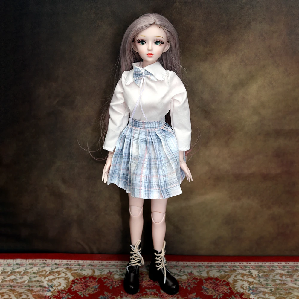 60cm BJDドール手作り服とドレスセット 23インチドールおもちゃ カスタマイズ可能 ファッションドールのワードローブをアクセサリー化