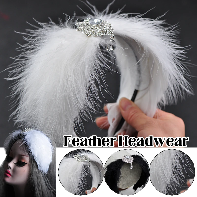 

Headwear Feather Cosplay Ballet Costume Accessories Princess Headdress Nutcracker Feather Headgear Accessories