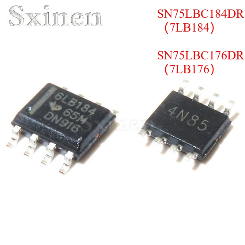 10PCS/LOT SN75LBC184DR（7LB184）  SN75LBC176DR（7LB176） Transceiver IC chip SOP8