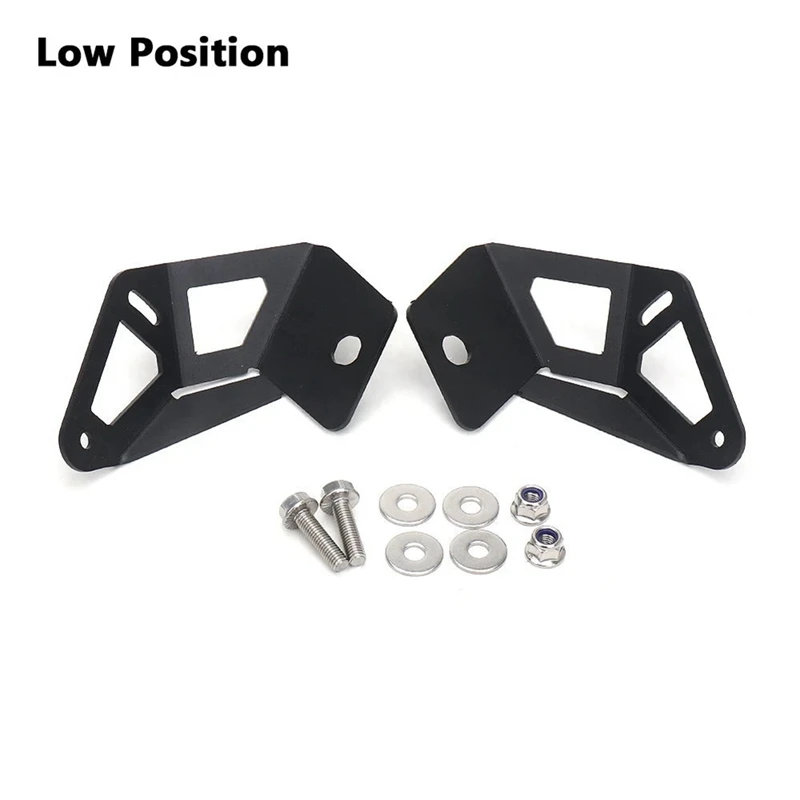 UTV Low & High Position Light Mounting Kit Bracket Metal Headlight For Can-Am Maverick R 2024 For CAN AM MAVERICK R