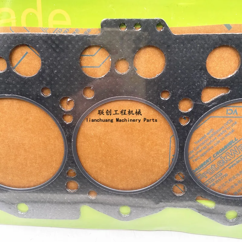 For Wicknosen 18 Cylinder gasketyanmar VIO 3TNV76 Engine cylinder gasket cylinder pad cylinder mattress Excavator Parts