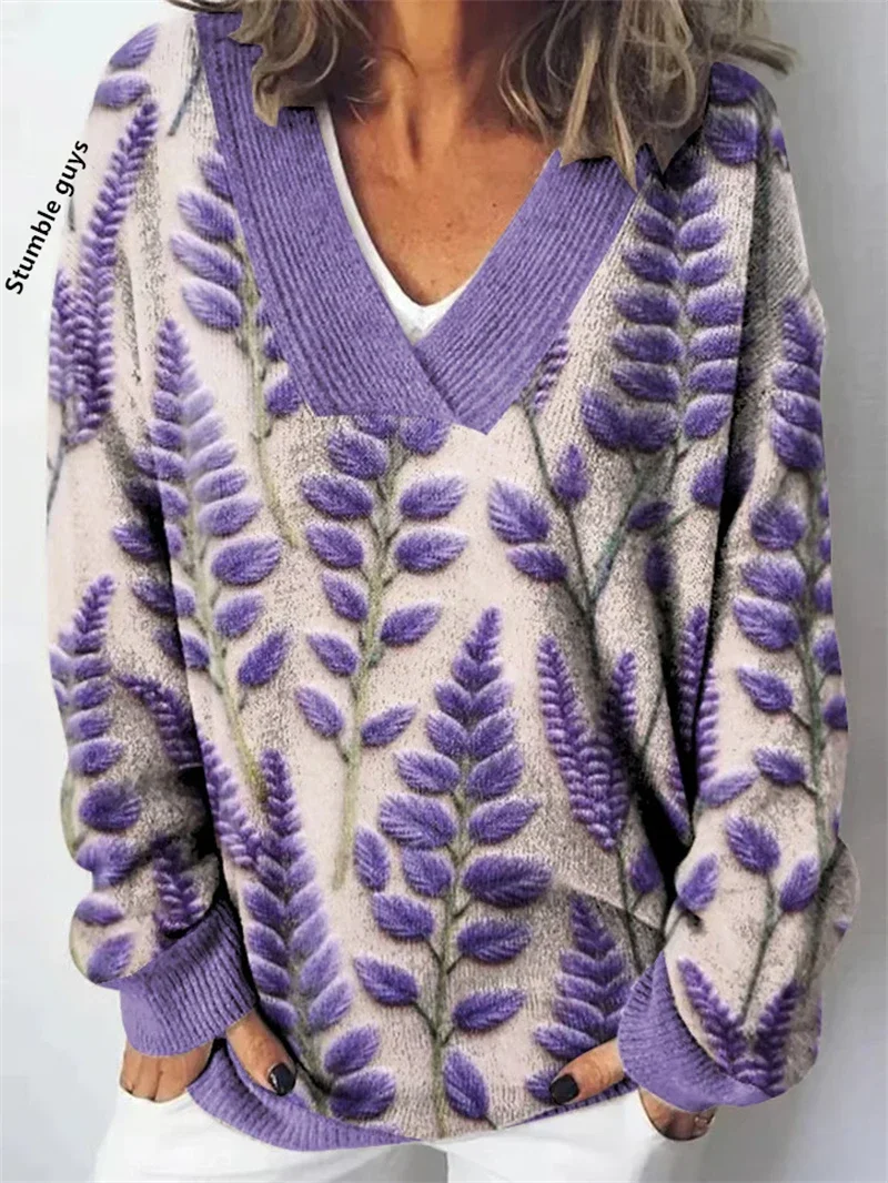 Maglione autunno inverno donna autunno inverno Y2K moda casual europeo americano morbido cane di Natale cervo pupazzo di neve stampa top in maglia ​