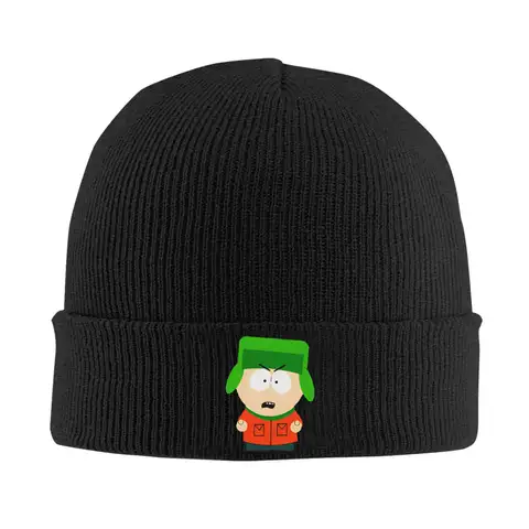 Männer Frauen Unisex SouthParks Beanie Hüte Kyle Nette Stricken Hut Herbst Winter Hippie Caps Muster Elastische Motorhaube Hüte