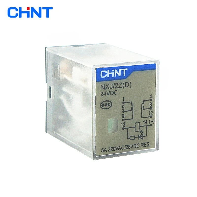 5pcs/lot CHINT General Mini Plug-in Relay NXJ-2Z NXJ-3Z NXJ-4Z with Indicator HH52P HH54P MY2 MY3 MY4