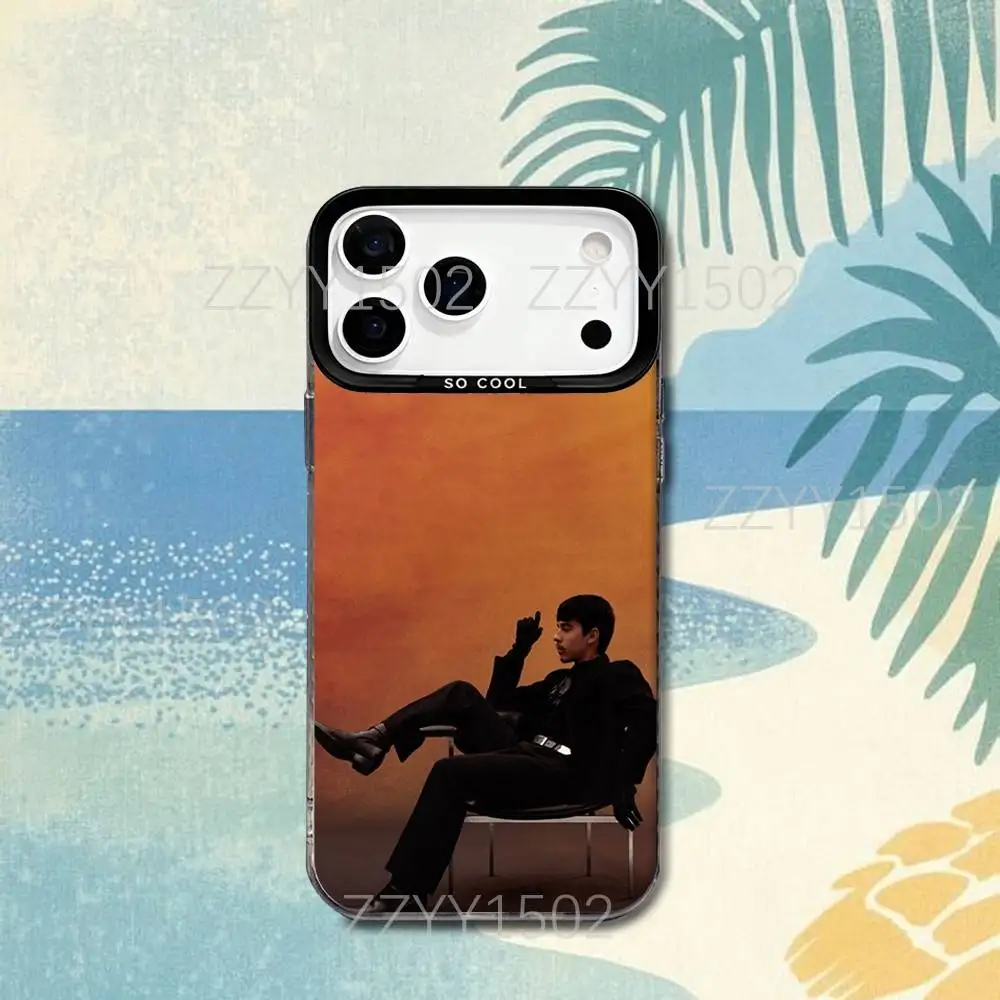 حافظة هاتف I-Ivan C-Cornejo Mirada لهاتف iPhone 17,16,15,14,13,12,X,8,Pro,Max,Plus,SE4,Air, Mini HD Black IMD Matte