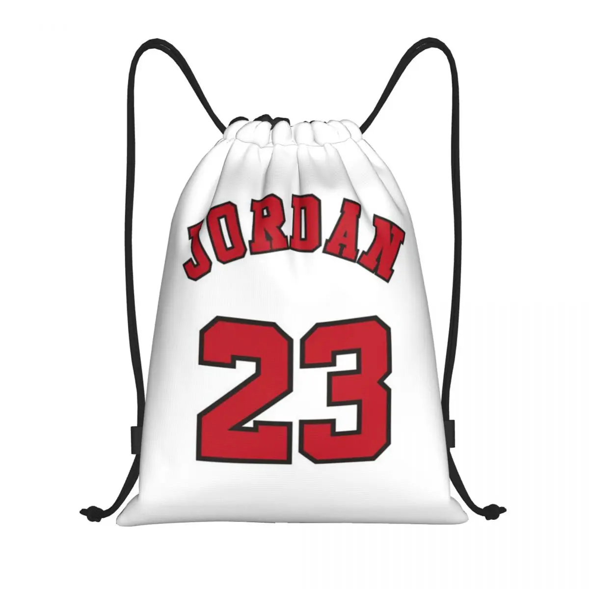 Custom MJ Michael-Jordan Jordan-23 Drawstring Pocket Backpack New Travel Fitness Sports Large Capacity Waterproof Backpack