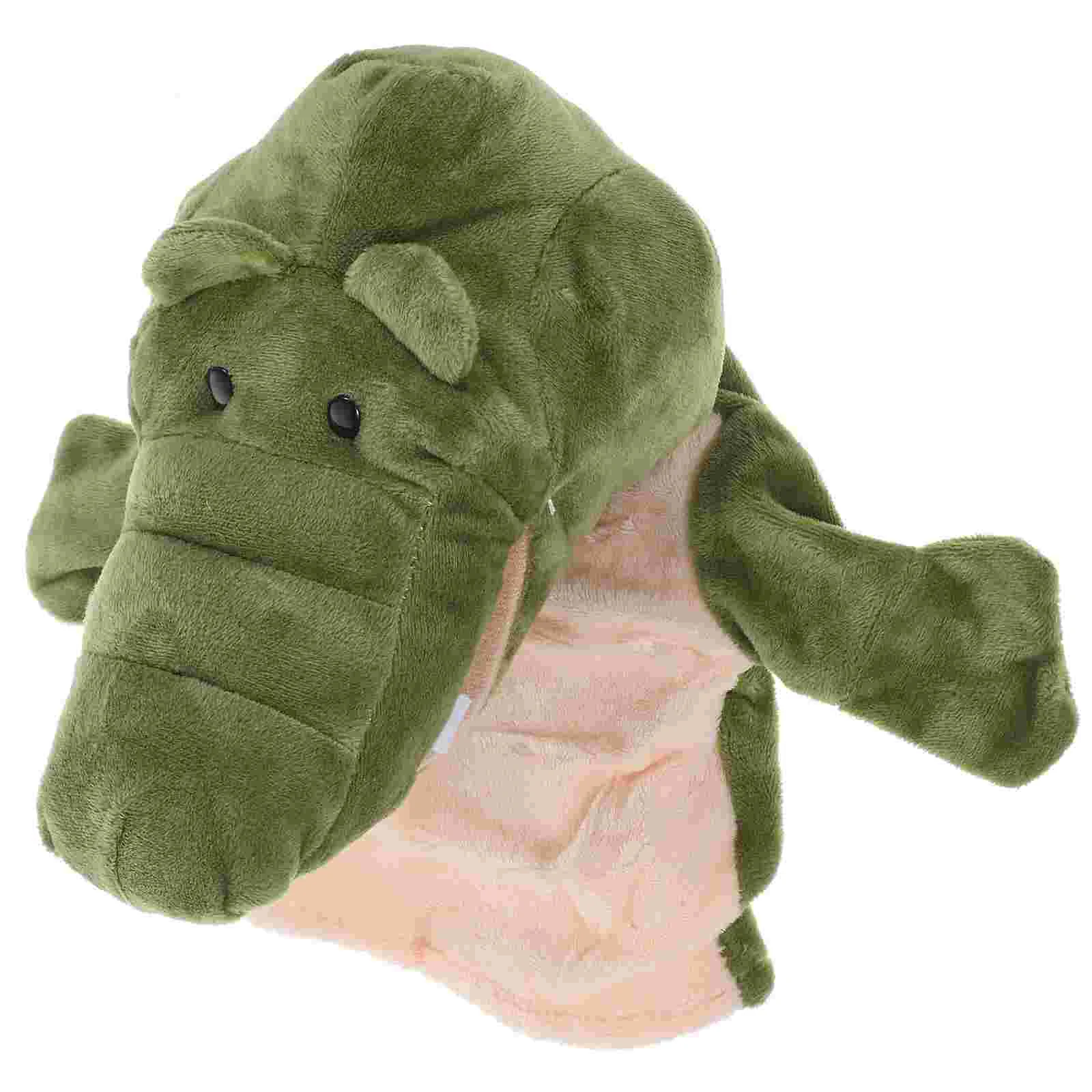 Hand Puppet Early Education Toy Plush Crocodile Realistic Animal Decor Cartoon Turtle for Story Telling Children Plush Puppets