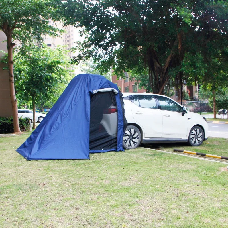 Outdoor camping camping rear tent speed drive top waterproof car folding portable double layer 3-4 people