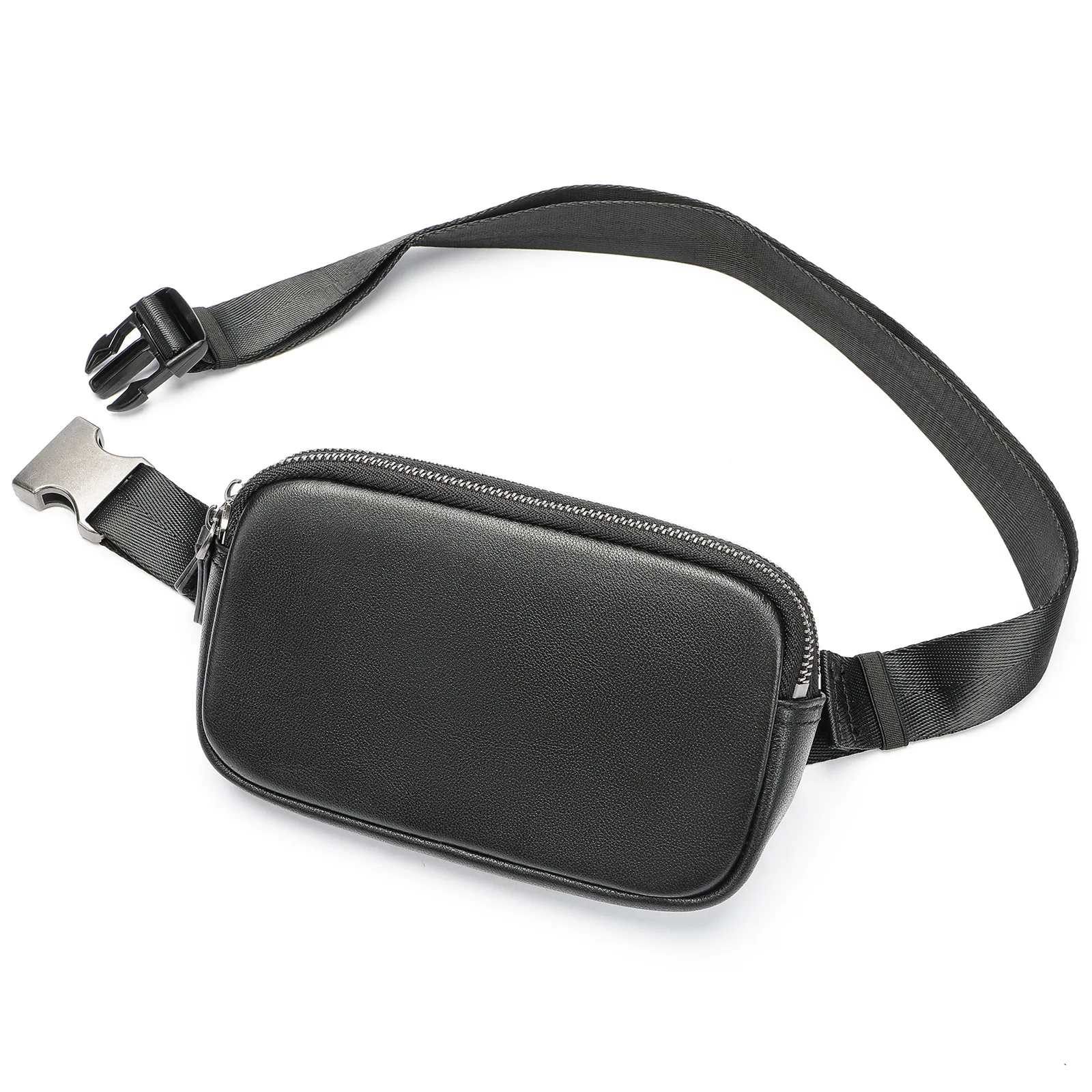 Leather Men Chest Bag Phone Pouch Genuine Leather Fanny Pack Men Male Small Waist Pack Waist Bag Men Belt Pouch Shoulder Bag