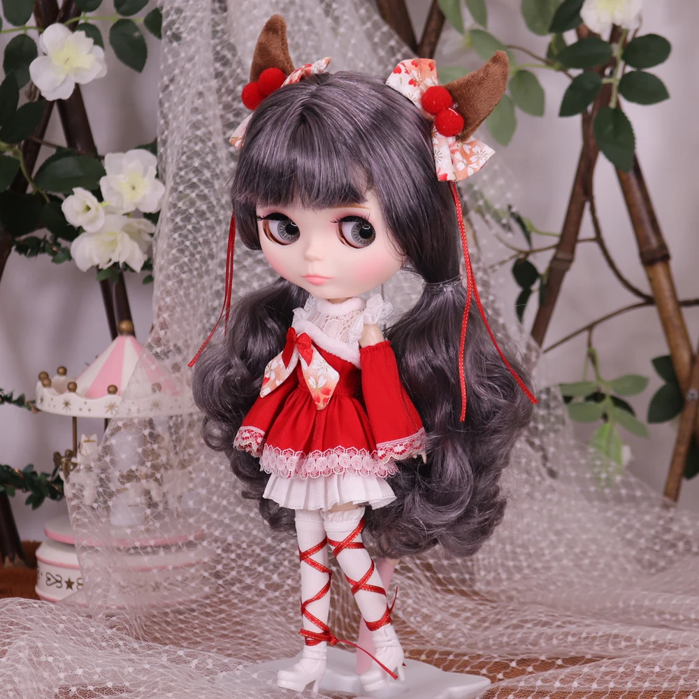 ICY DBS 블라이스 인형 화이트 스킨 매트 페이스 노멀 바디 네오 1/6 BJD Ob24 애니메이션 소녀 장난감