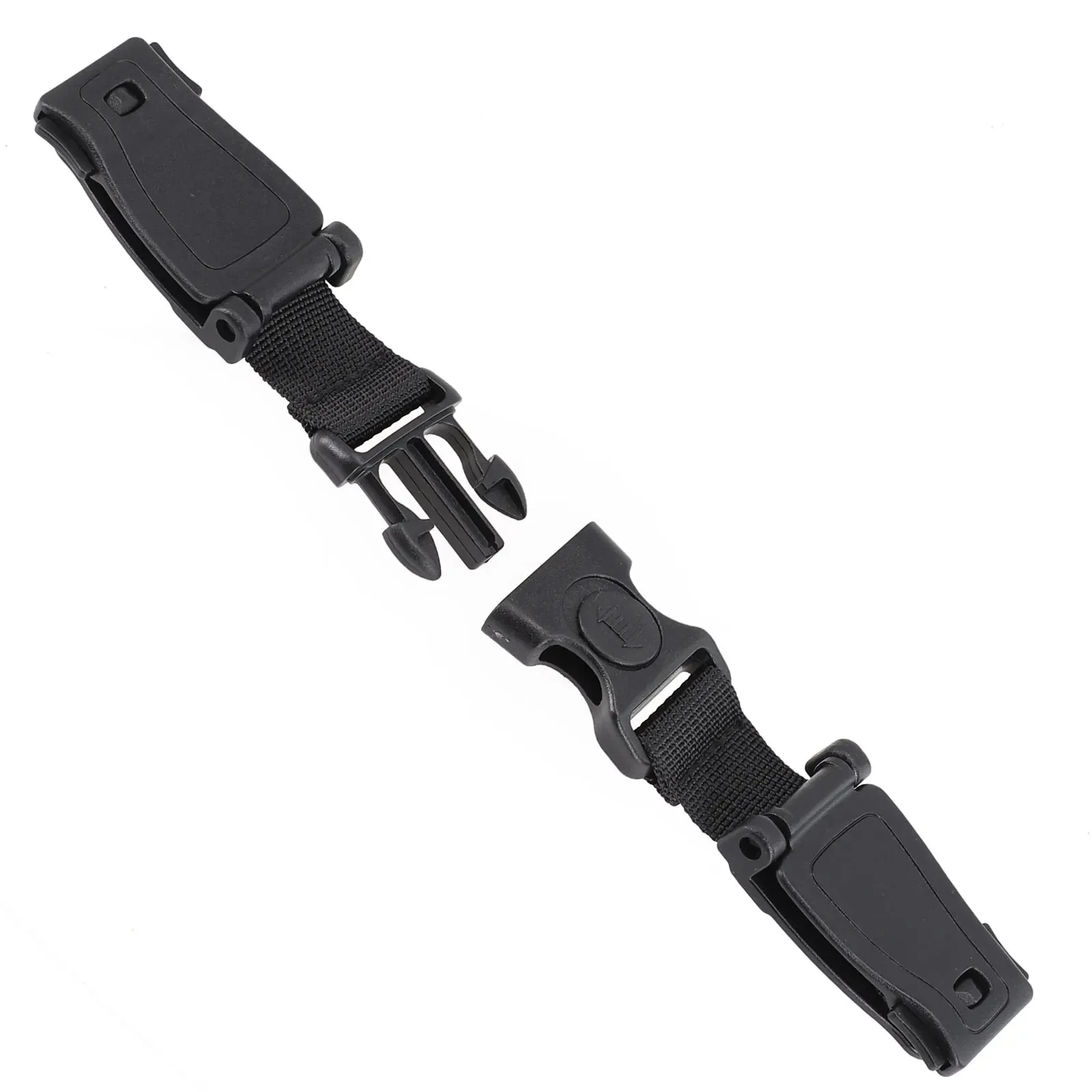 

Brand New Safety Strap Buckle Auto Parts 16.5cm/6.3inch ABS + Webbing Black Car Accessories Dustproof Waterproof