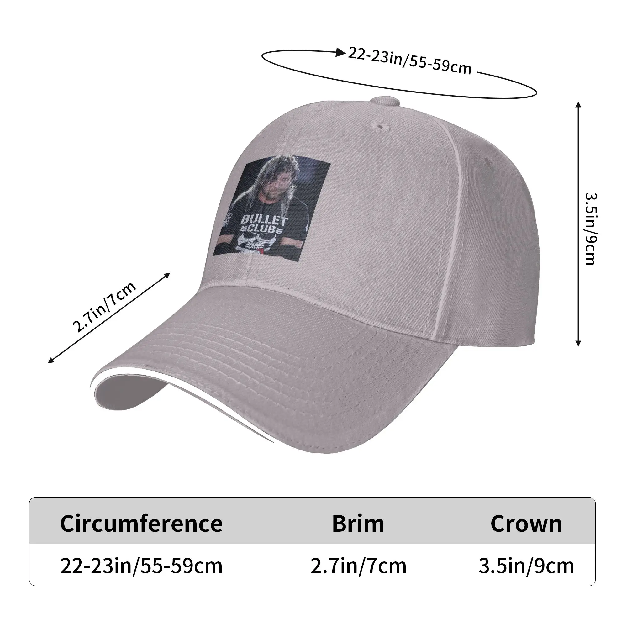 Kenny Omega Kenny The Champ Cap Casual Baseball Caps Adjustable Hat Hip Hop Summer Unisex Baseball Hats Customizable