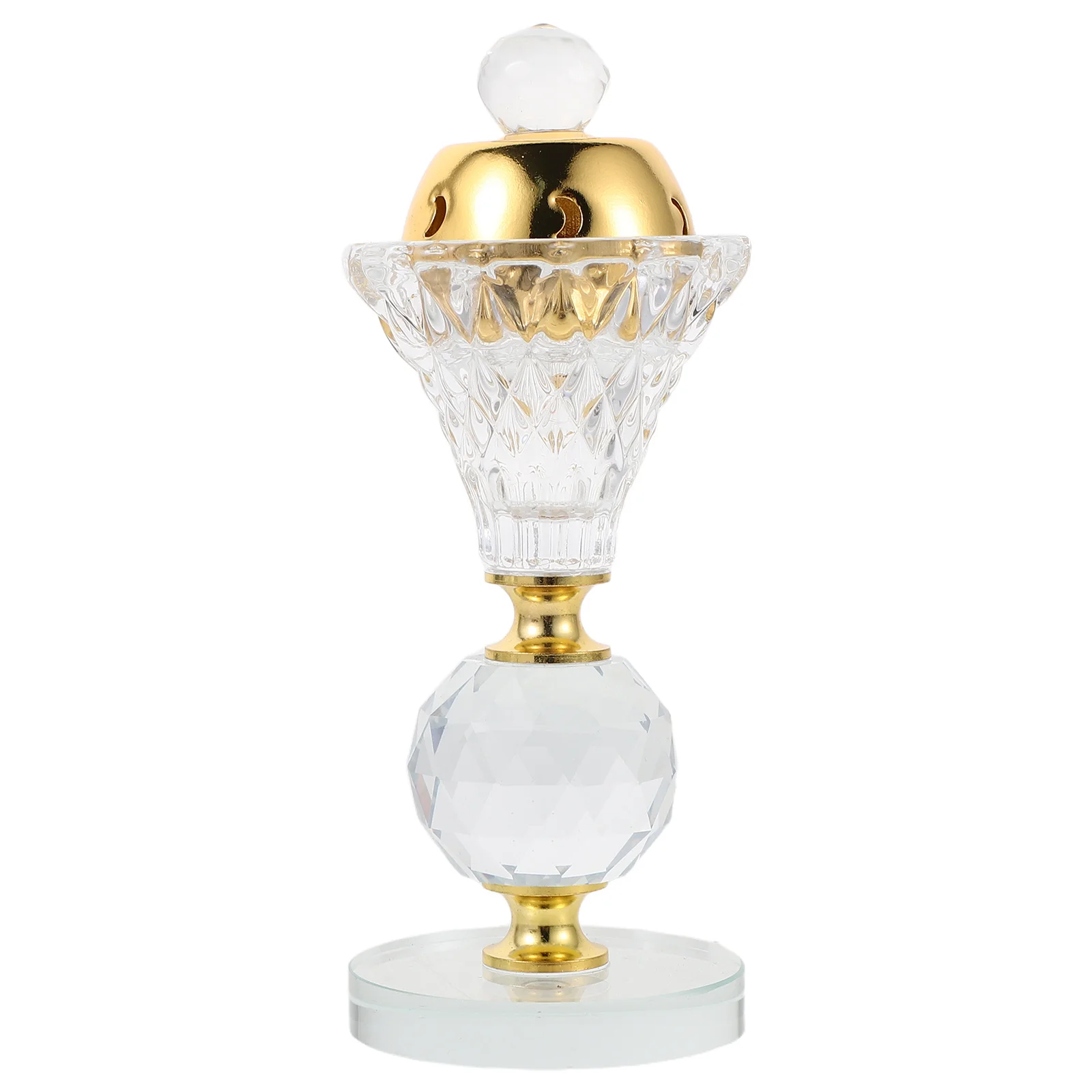 

Middle Eastern Style Crystal Glass Muslim Incense Burner Aromatherapy Bakhoor Burner Ramadan Meditation Yoga Spa Decor