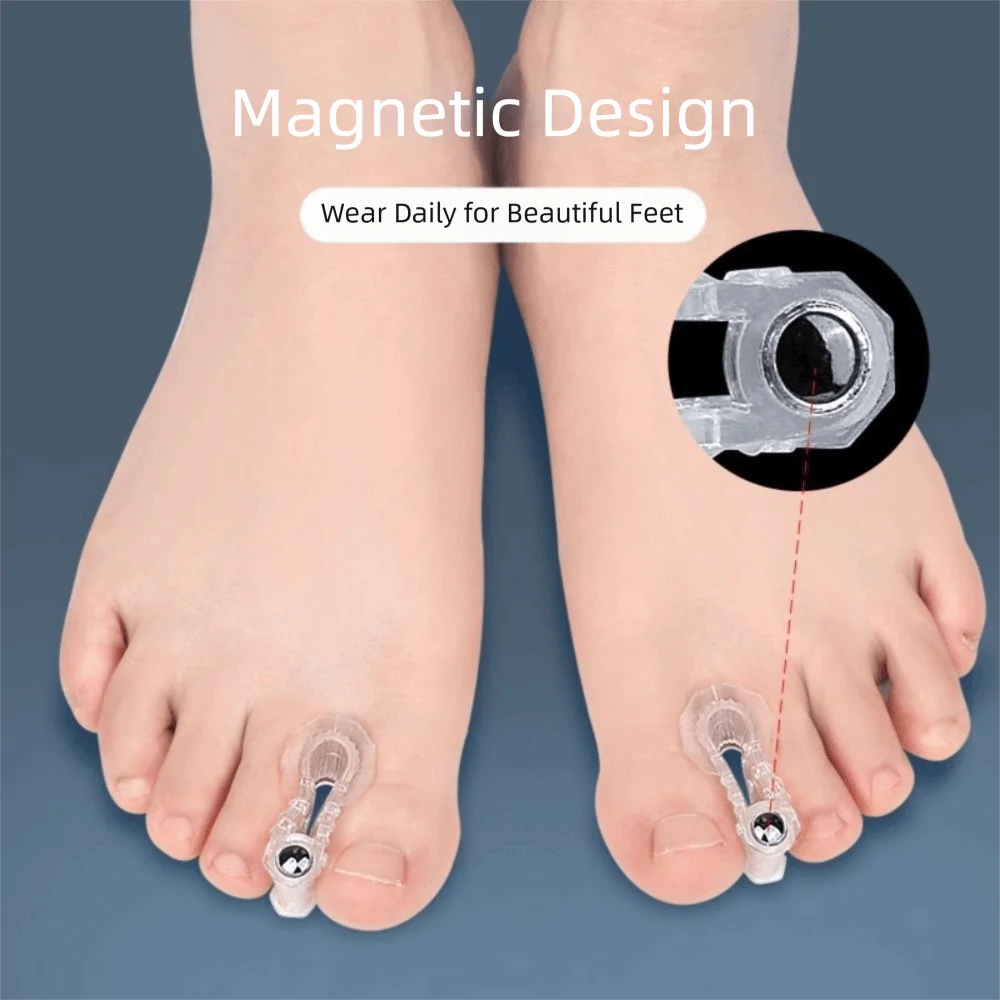 Gel Material Bunion Corrector Anti Slip Comfortable Wear Hallux Valgus Corrector Elastic Design Original Shape Toe Spreader