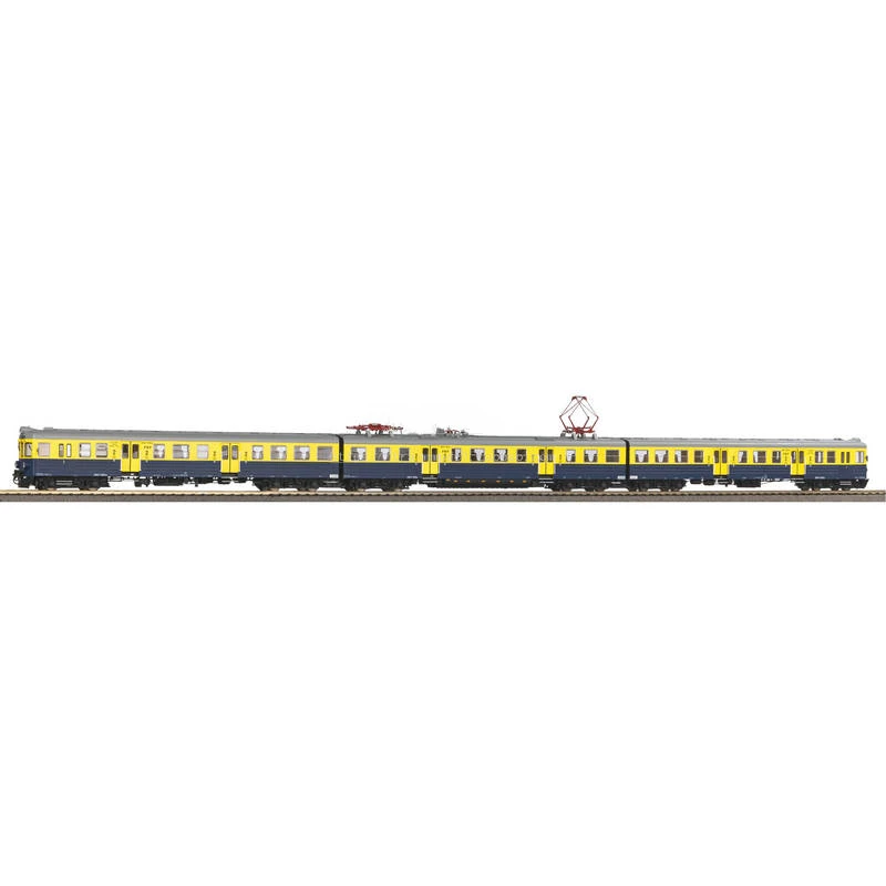 HO 1/87 Train Model PIKO 51452 EN57 Digital Sound Effect Intercity Train PKP with Indoor Light 3 Sections Set