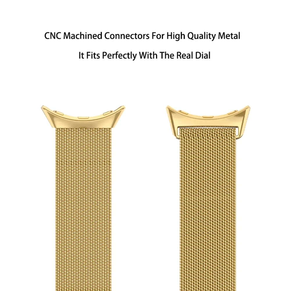 حزام حلقة ميلانو لساعة جوجل بيكسل 2 بدون فجوات سوار معدني قابل للتنفس لساعة جوجل بيكسل 2 سوار فولاذي غير قابل للصدأ
