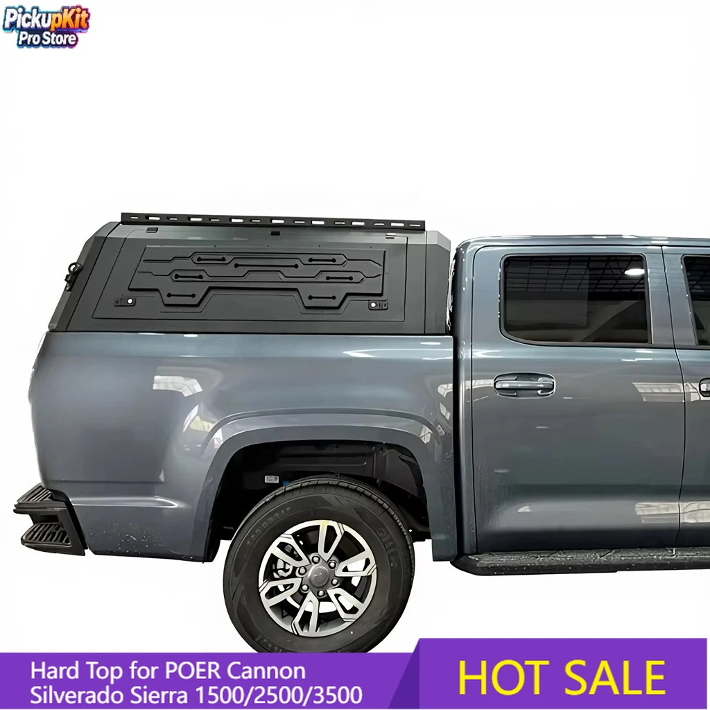 

Camper Hardtop Canopy Truck Tonneau Cover for POER Cannon Silverado Sierra 1500/2500/3500