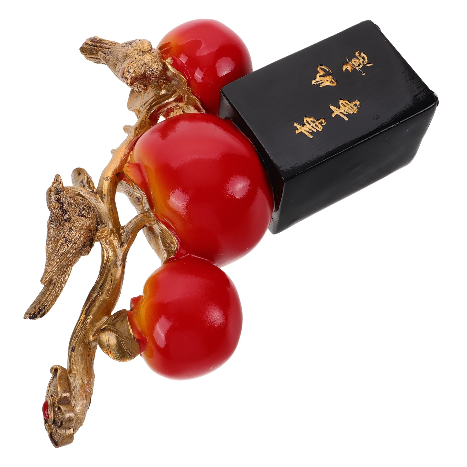 

Bird Persimmon Ornaments Home Decor Chinese Style Auspicious Ornament Table Decoration New Year Gift Ruyi Craft Small Persimmon
