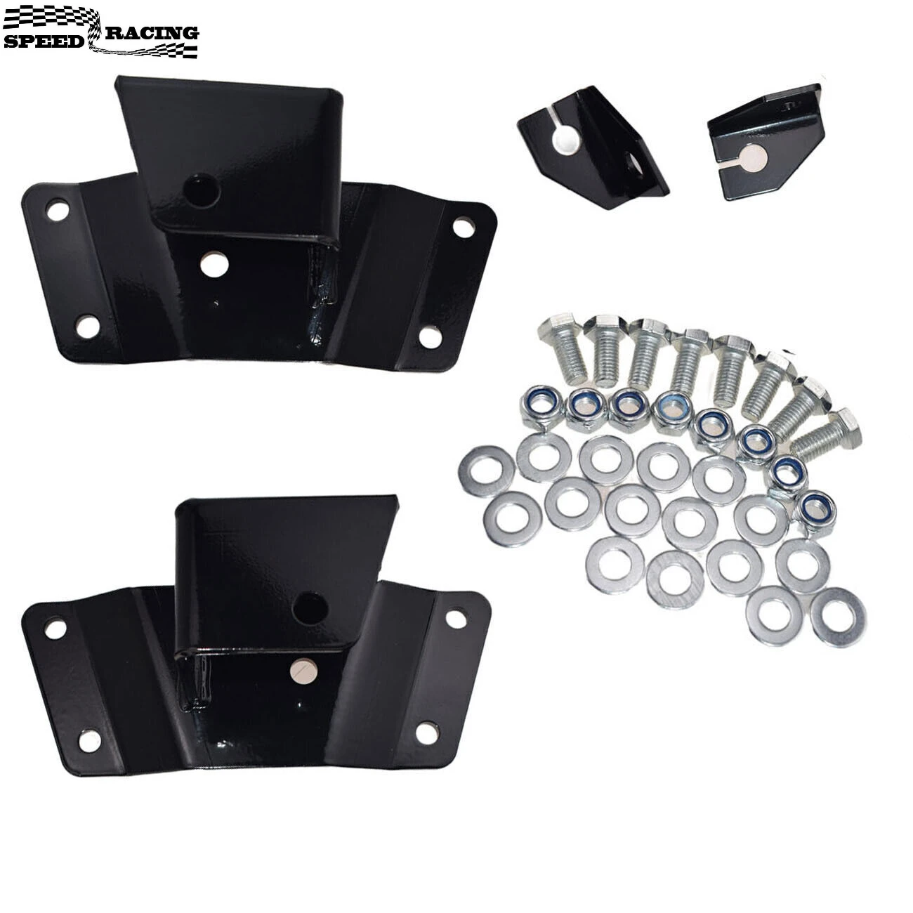 

2" Rear Axle Drop Hangers Lowering Kit for 1988-1998 Chevy C1500 K1500 Sierra 2WD