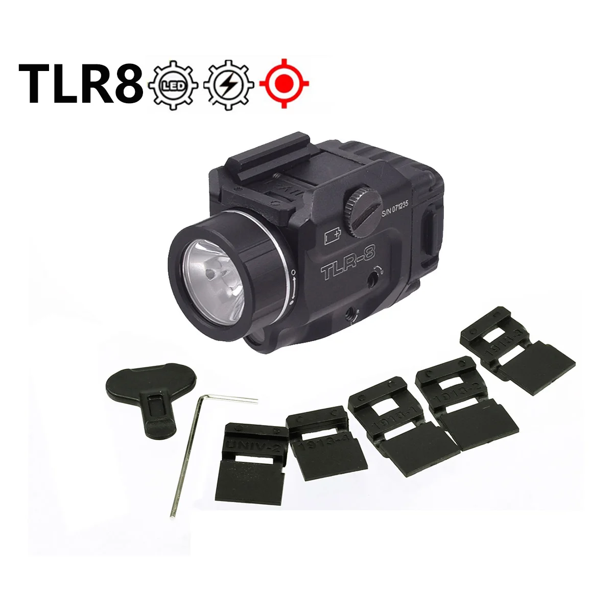 Tactical TLR TLR 8 TLR-7 TLR-7X TLR-1 HL Airsoft Scout Light Hunting Pistol Gun Hanging Spotlight Flashlight For Glock 17 19
