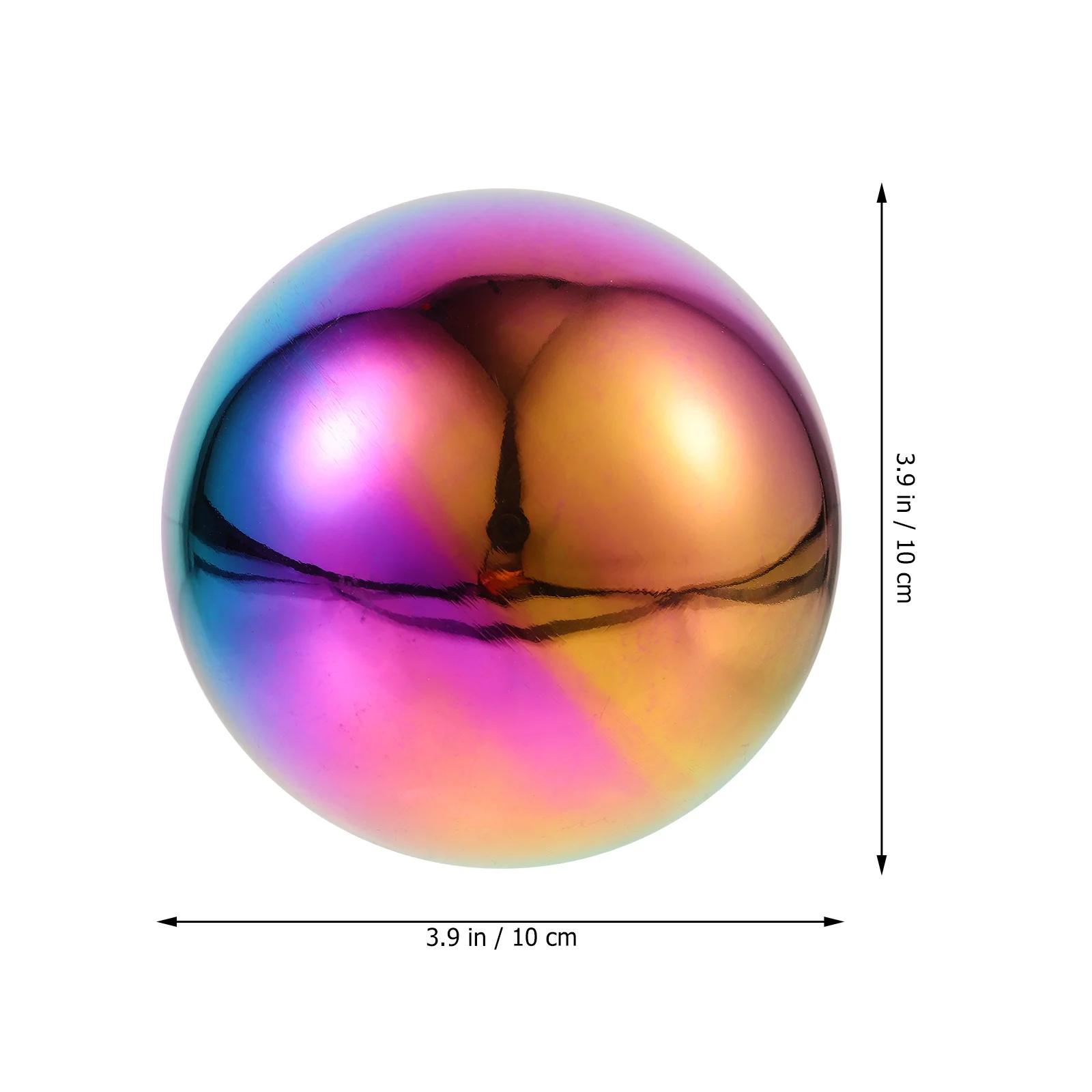 

5pcs Stainless Steel Reflective Ball 10Cm Polished Gazing Globe For Garden Decor Outdoor Patio Decoration Mirror Sphere Metal