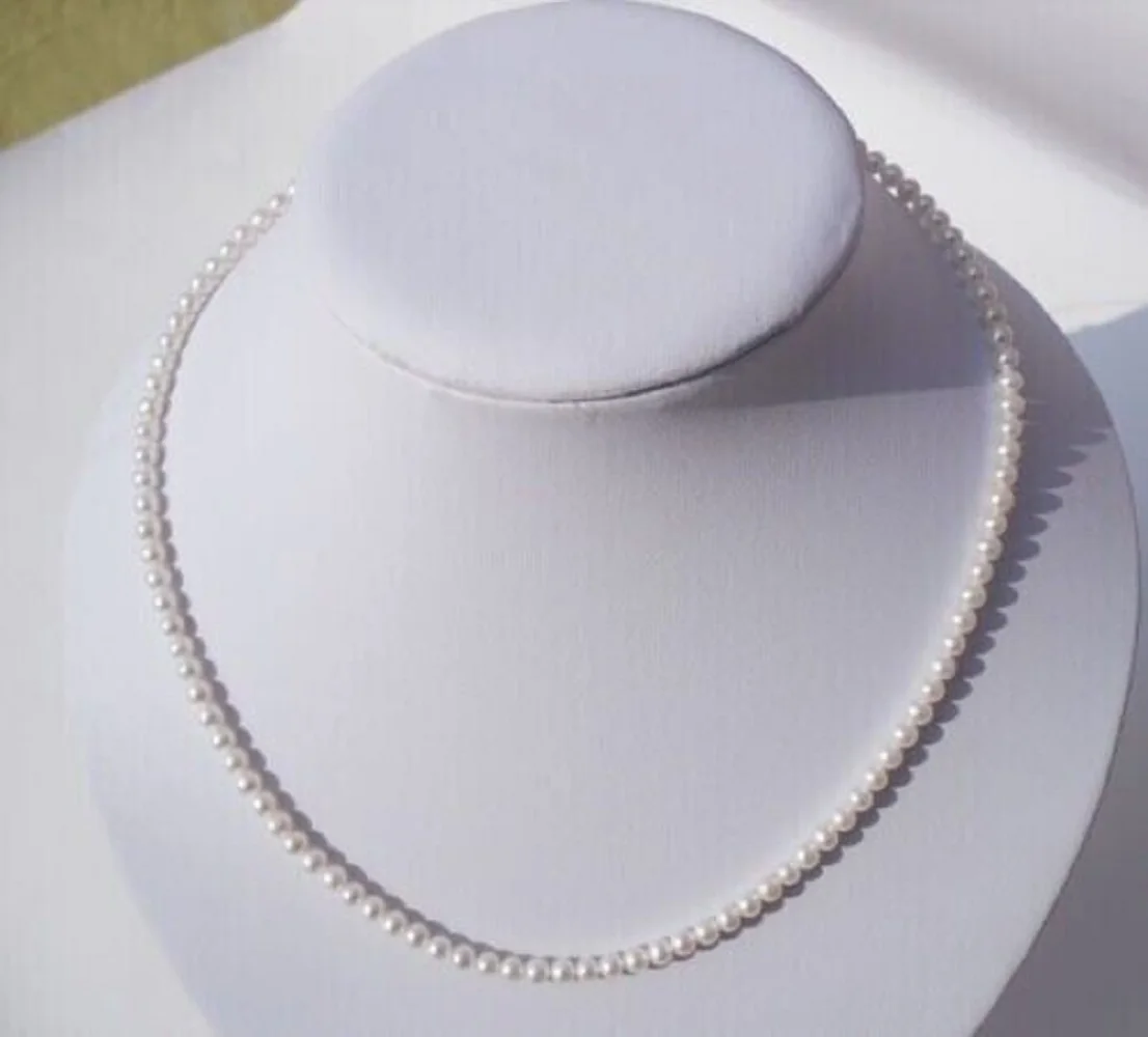 Brand new AAAA++6-7mm Japanese Akoya round white pearl necklace with 14kp 16in 18in 20in 22in 24in 26in 28in 30in 32in 34in 36in