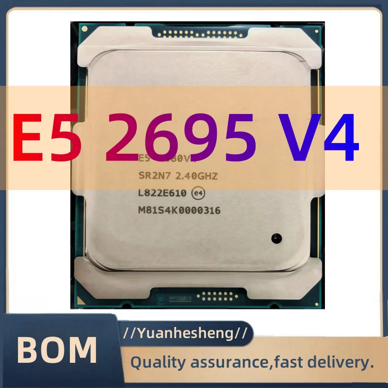 E5 2695 V4 2695V4 2.1GHz 18 Cores 120W LGA 2011-3 Server Processor