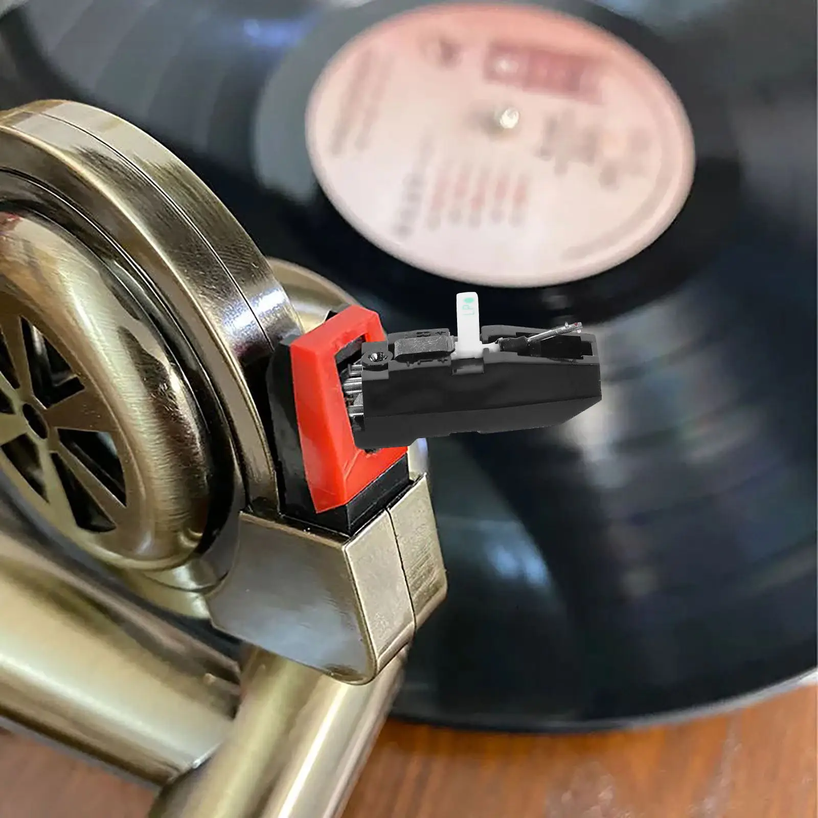 Turntable Cartridge Dual Side Stylus Needle Replacement for Vinyl Record Player Vintage Phonograph Sound Reproduction Low