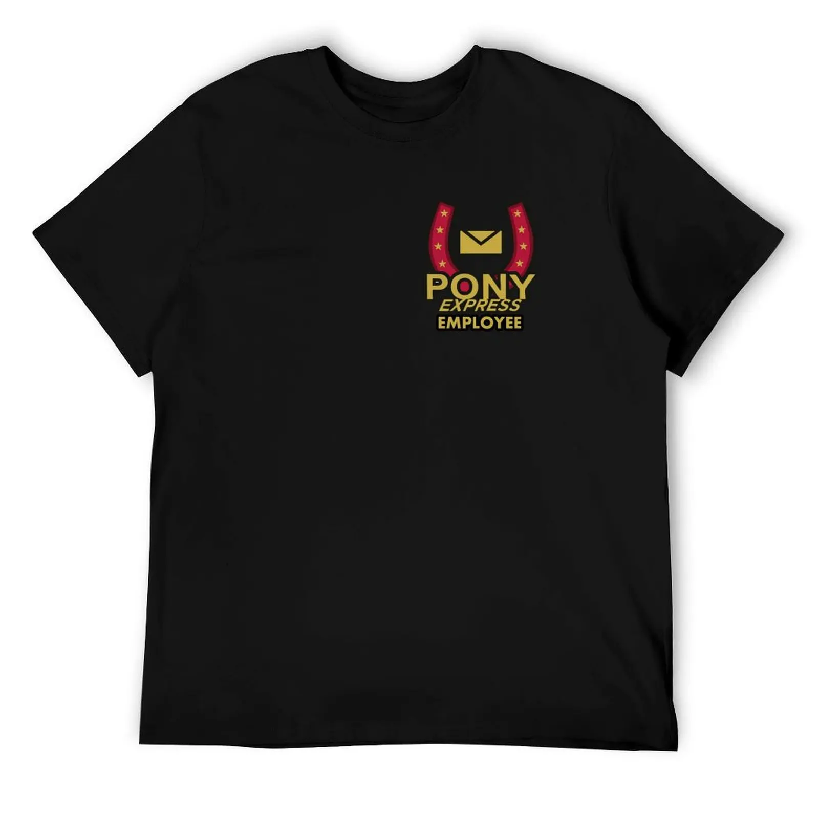 

pony express employee T-Shirt man t shirts high quality luxury brand t shirts designer cotton t shirts high quality T-Shirt