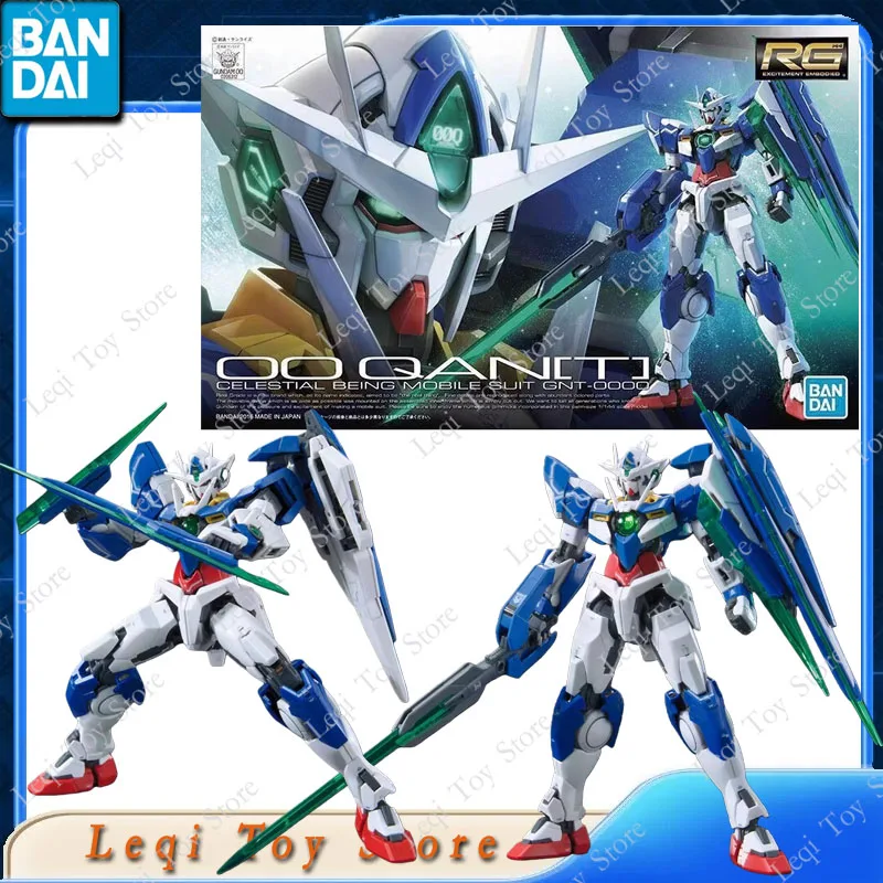 Bandai Original RG MS-06F-06S 00 QAN ZETA GOD RX-78-2 GUNDAM EPYON Action Anime Figures Toys Gift Assembly Model Ornaments view 6