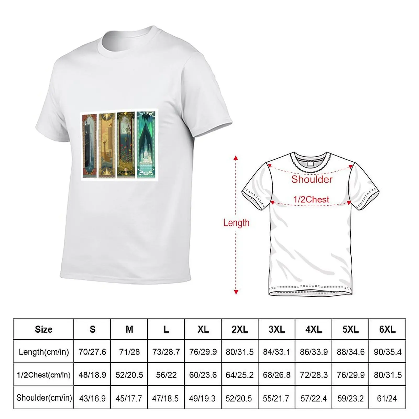 Seasons of Arendelle T-Shirt man t shirt graphic man t shirt cotton t shirt custom print T-Shirt