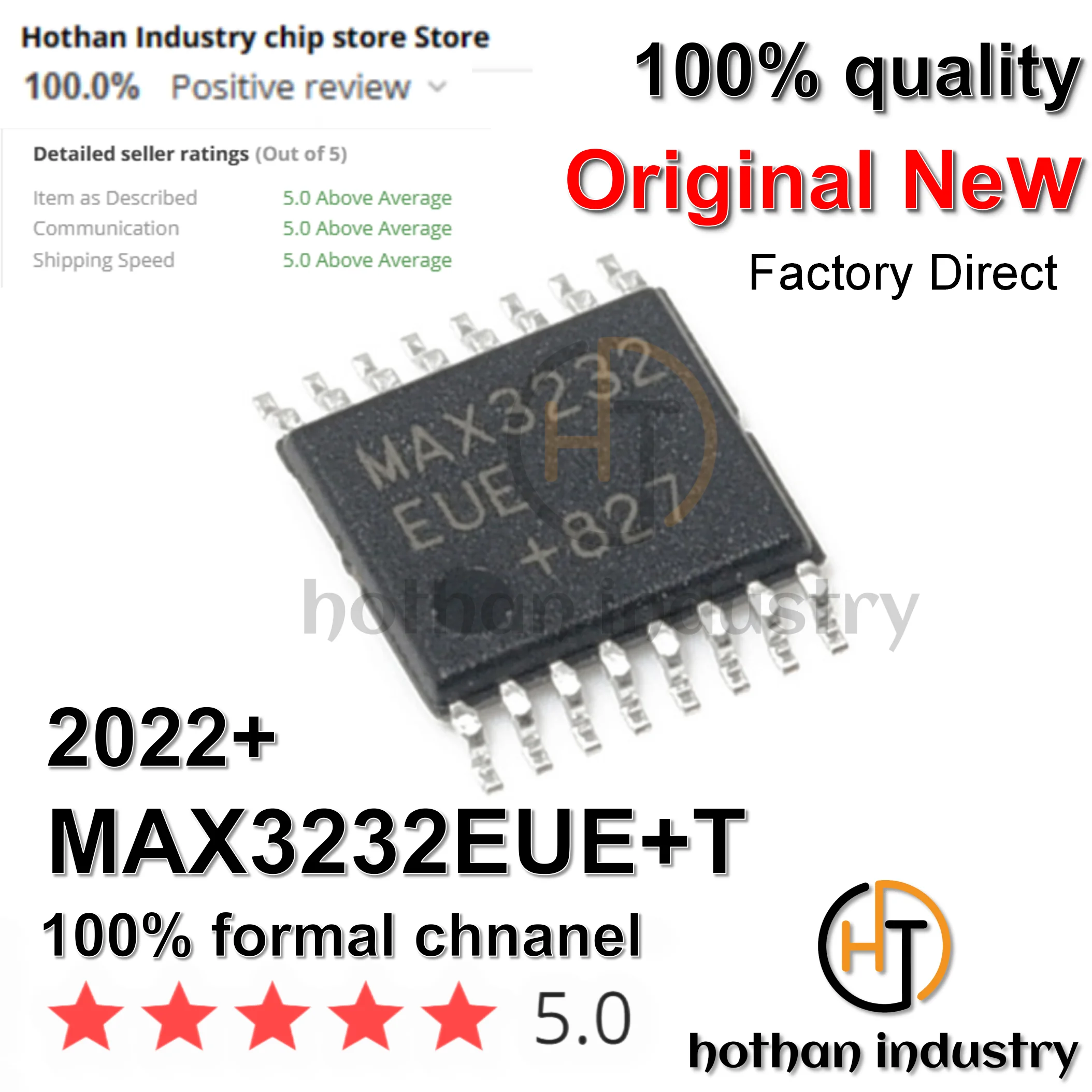 【1pcs】 MAX3232EUE  MAX3232EUE+T  High Quality New 100% Original RS-232 Interface IC 3.0V to 5.5V, Low-Power, up to 1Mbps,