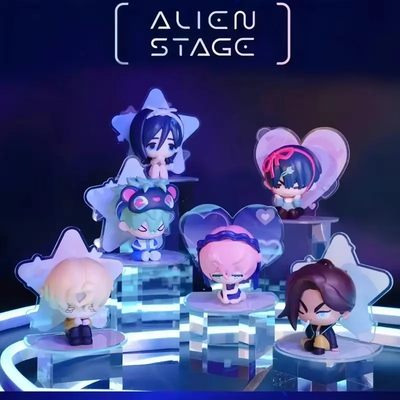 

Hot Genuine Alien Stage Baby Series Blind Box Mechanical Keyboard Keycaps Anime Trendy Toys Weather Forecast Toys Kawaii Gifts