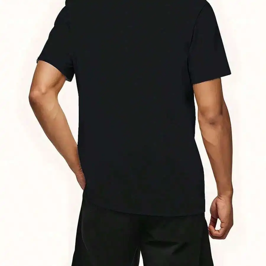

Mens Casual Summer Two-Piece Set: Round Neck Short Sleeve T-Shirt And Shorts