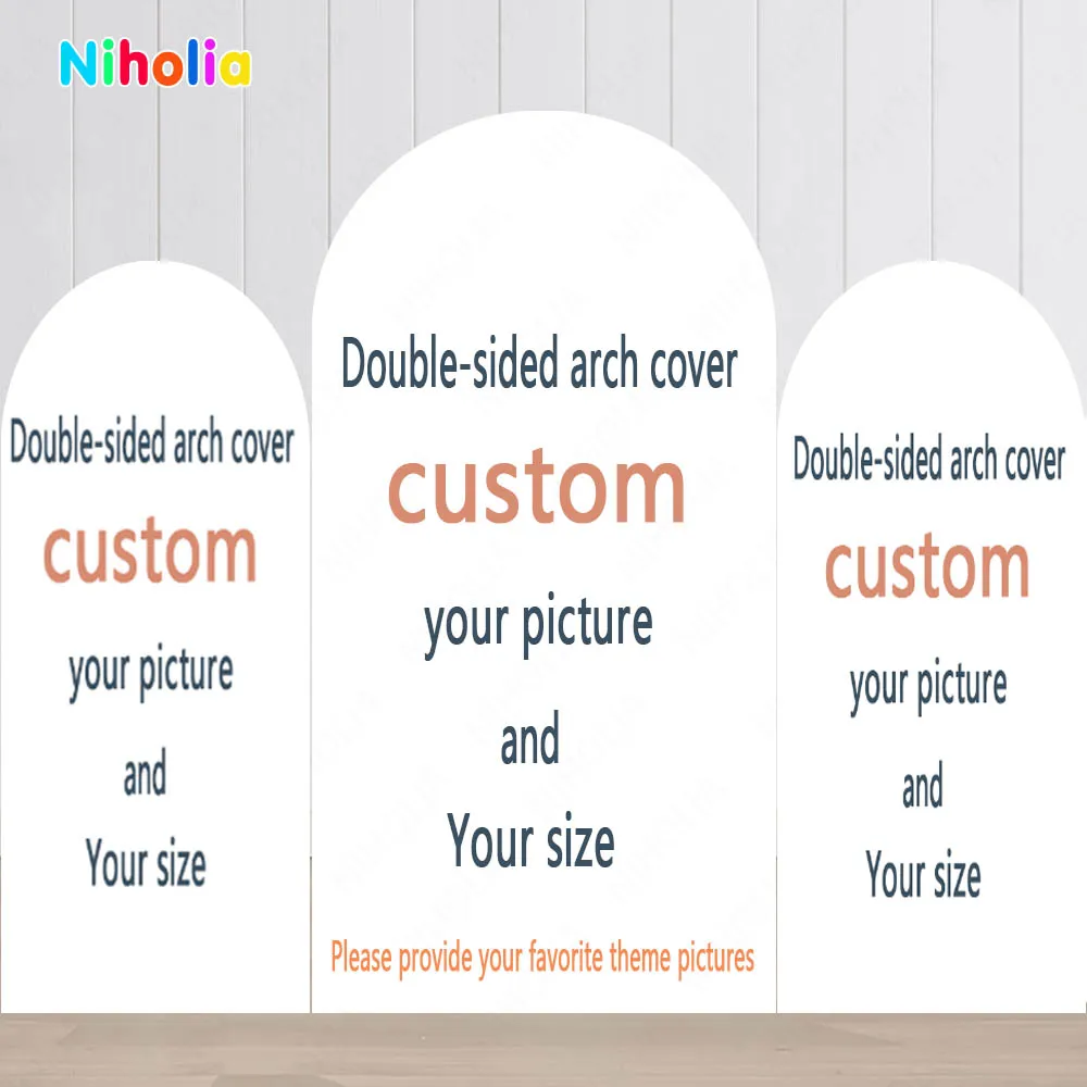 Customize Arch Theme Backdrop Zipper Birthday Party Photograph Background Wall Decoration Baby Shower Booth