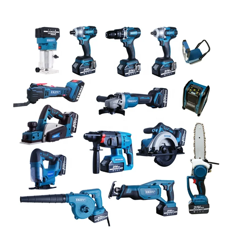 Power drill tools combo kit cordless combo 20-v lithium ion cordless combos kits