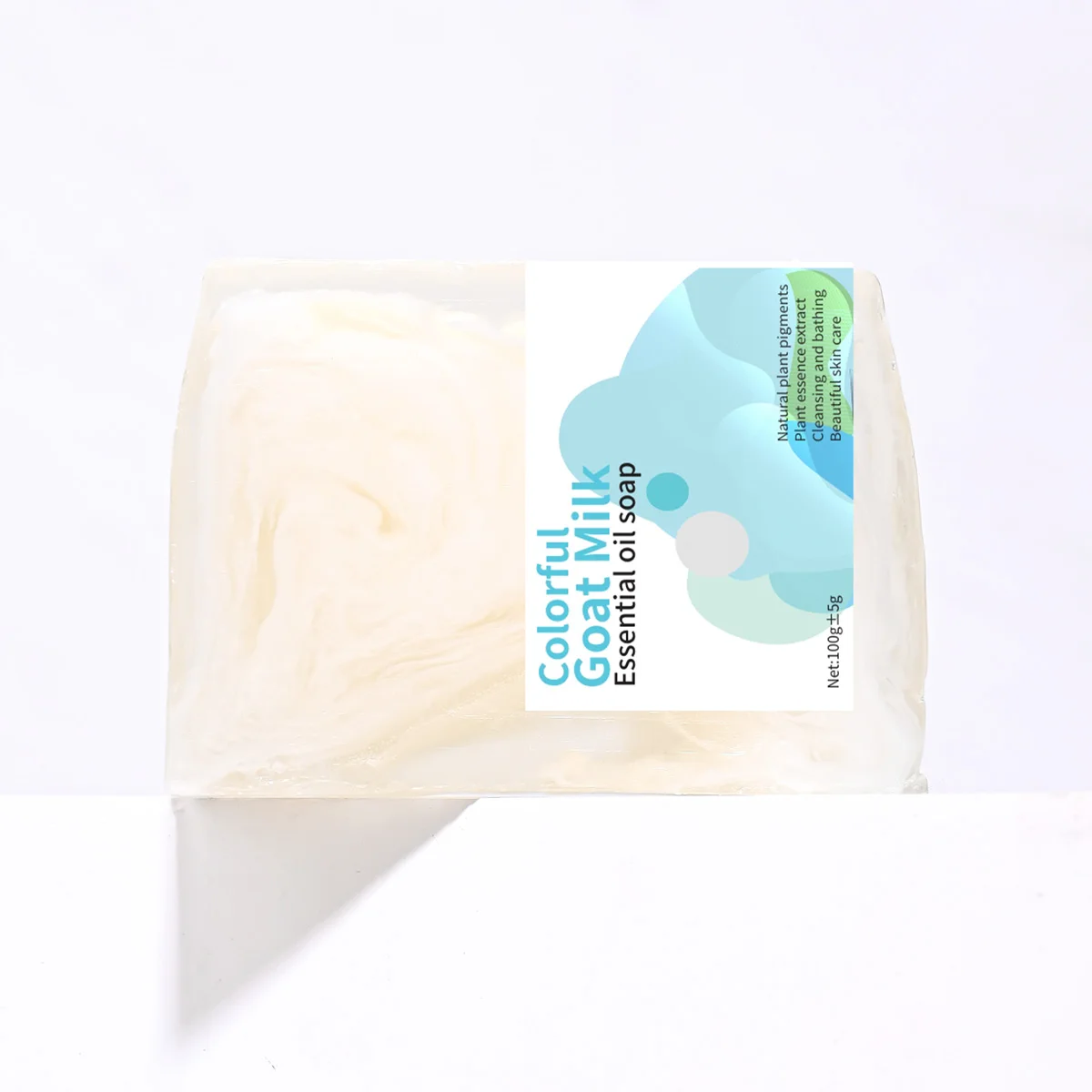 Organic Colorful Goat Milk Handmade Soap Facial Body Whitening Moisturizing Cleansing  Vanilla Soap