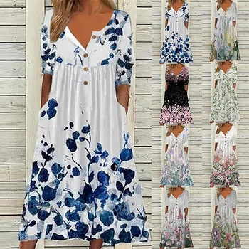 2024 Europa e Stati Uniti primavera nuova moda stampata con ...