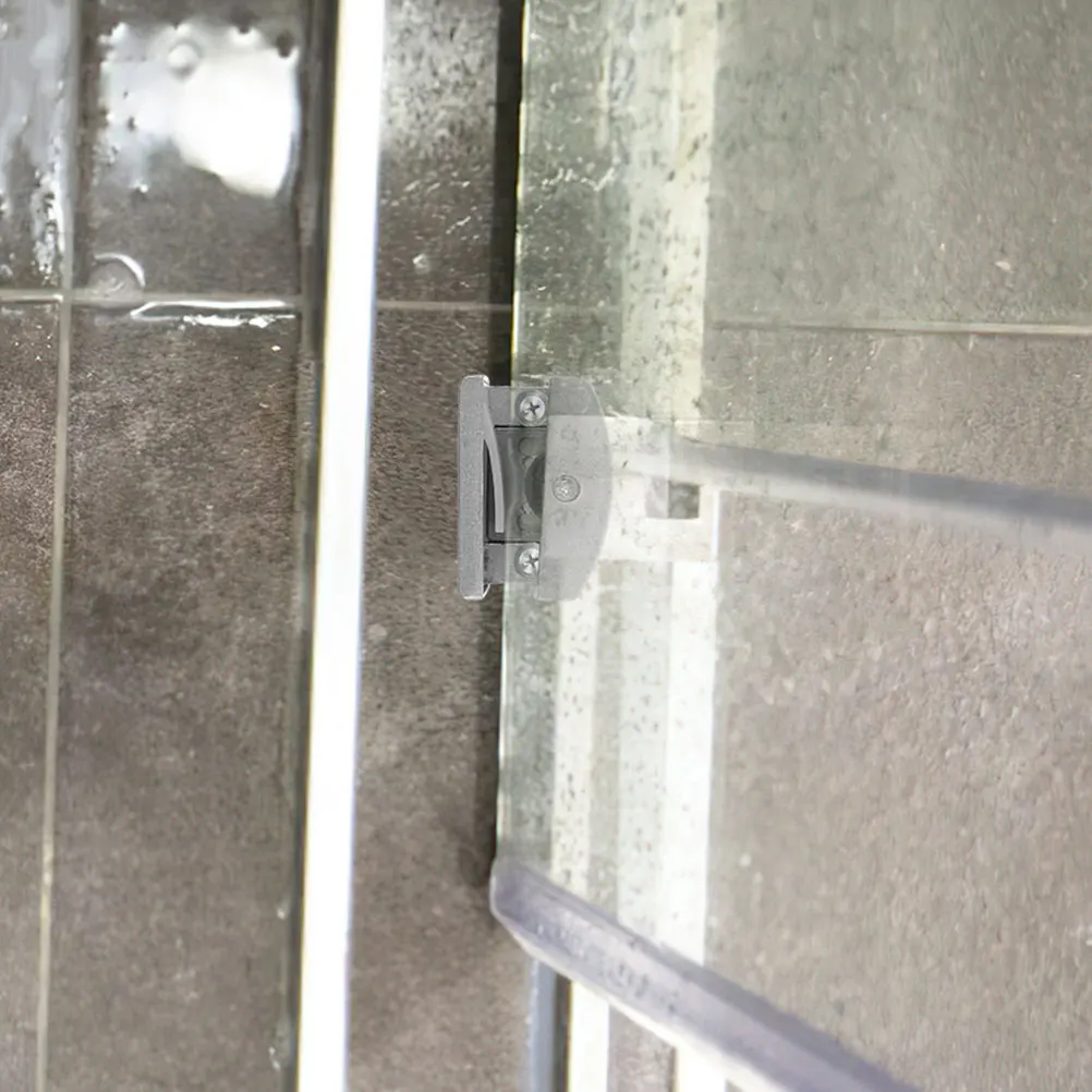 

4Pcs Adjustable Shower Door Track Sliding Glass Door Guide Anti Wear Protection Accessories