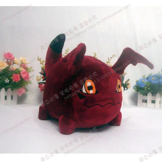 25cm anime digimon guilmon boneca de pelúcia jogo monstros digitais cosplay brinquedo travesseiro de pelúcia para presente