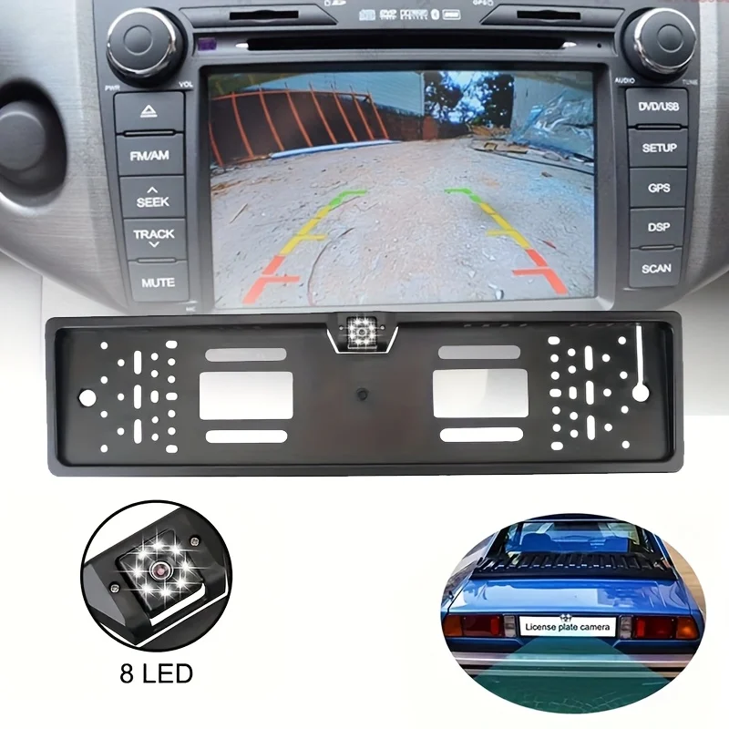 8-LED Backup Camera…