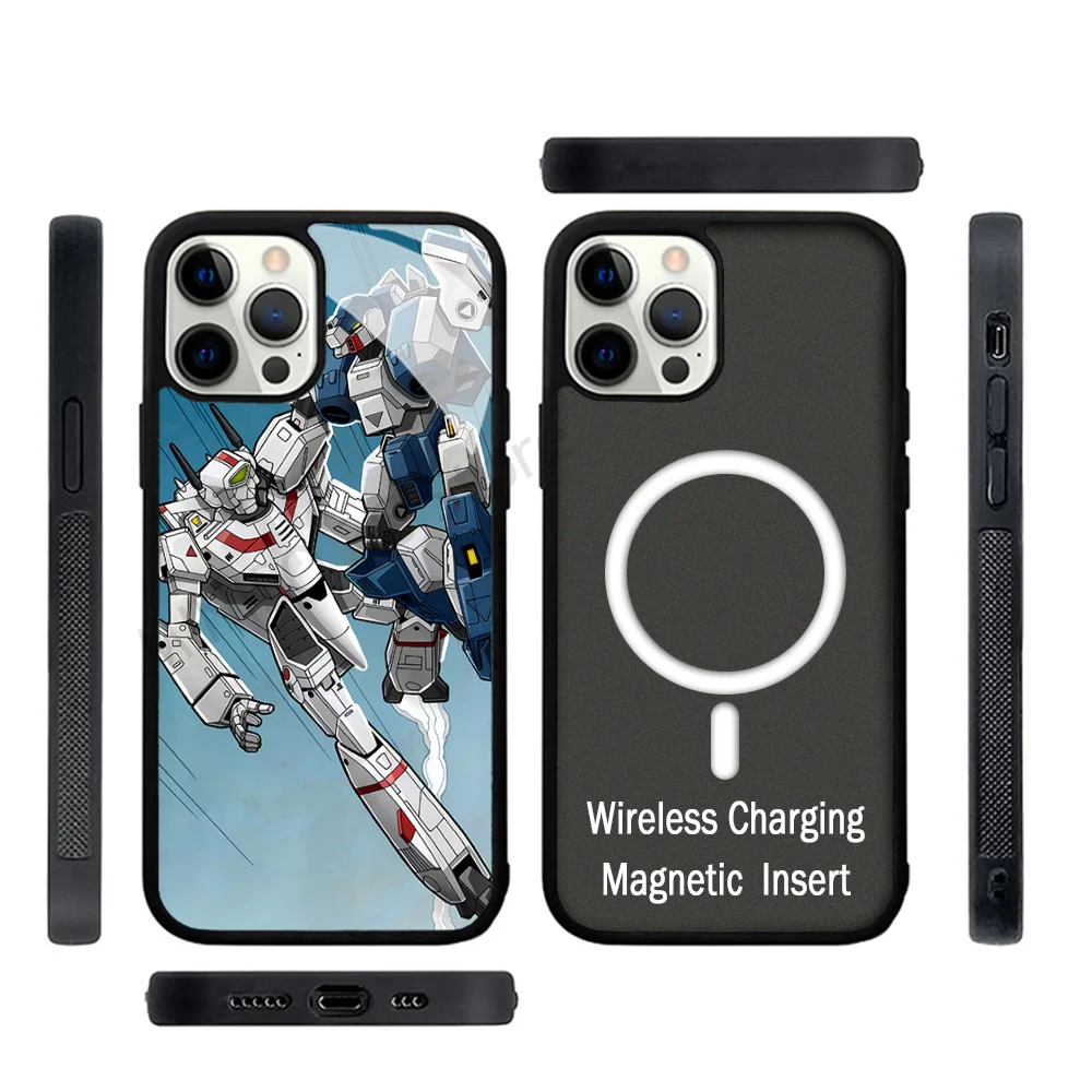 Anime T-The Super Dimension Fortress Macross Phone Case Mobile For IPhone 15 14 13 Pro Max 11 12 Mini Alex Mirror TPU Shell