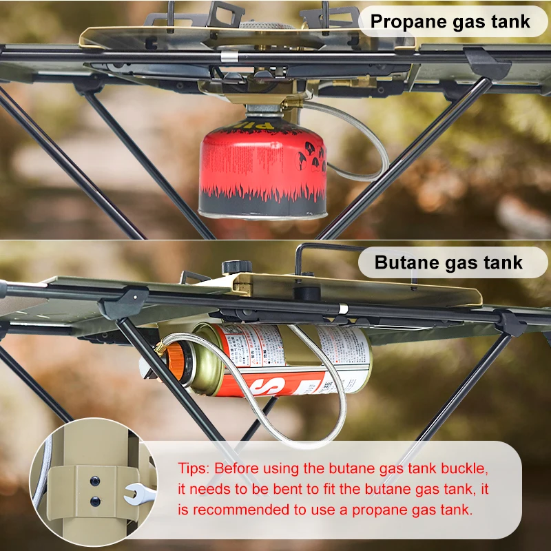 WESTTUNE IGT Gas Stove Burner Strong Fire Heater Furnace Portable Outdoor 4000W High Power Stainless Steel Camping Table Stove