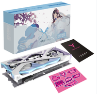 New YESTON RTX4070Ti 12G D6X Hanayome SAKURA for Gaming Desktop Gaming Graphics Card