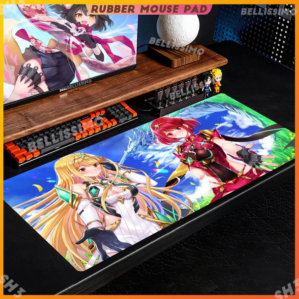 X_xenoblade C_chronicles Mouse Pad 1200x600 Rubber High-end E-sports Mouse Pad Mouse Pad 4mm Super Big Keyboard Large Desk Mat